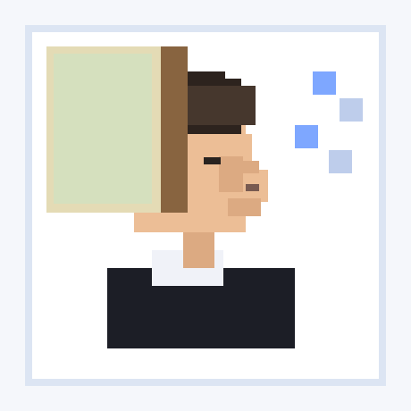 Pixel-styled portrait for the About Me project
